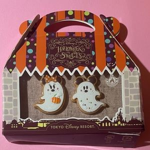 Tokyo Disney Halloween 2018 pin badge set Japan Mickey  Minnie cookie ghost BNIB